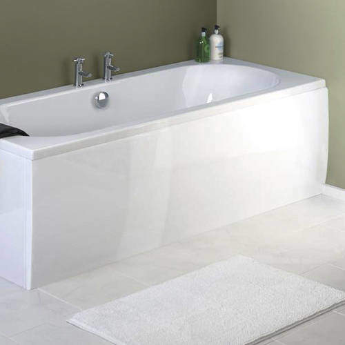 Crown Bath Panels Acrylic White Side Bath Panel (1500mm).