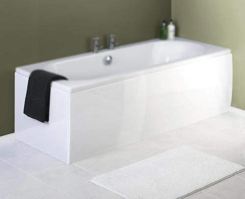Crown Bath Panels Side & End Bath Panel Pack (White, 1800x700mm).