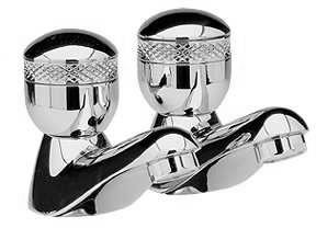 Ultra Contour Basin taps (pair, standard valves)