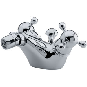 Monet Mono bidet mixer tap + Free pop up waste (standard valves)