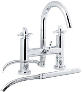 Ultra Scope Bath shower mixer small swivel spout and shower kit.