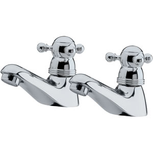 Monet Basin taps (pair, ceramic valves)