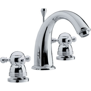 Monet Luxury 3 tap hole basin mixer with free pop up waste.