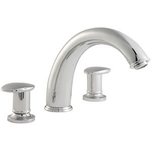 Ultra Ella Luxury 3 tap hole bath mixer tap.