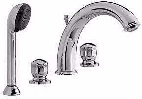 Ultra Contour Luxury 4 tap hole bath shower mixer tap.