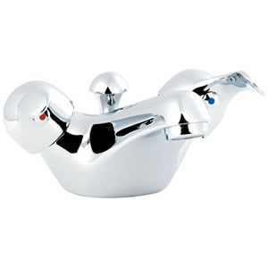 Ultra Colonade Mono basin mixer tap with pop up waste.
