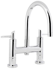 Ultra Scene Bath filler with swivel spout.