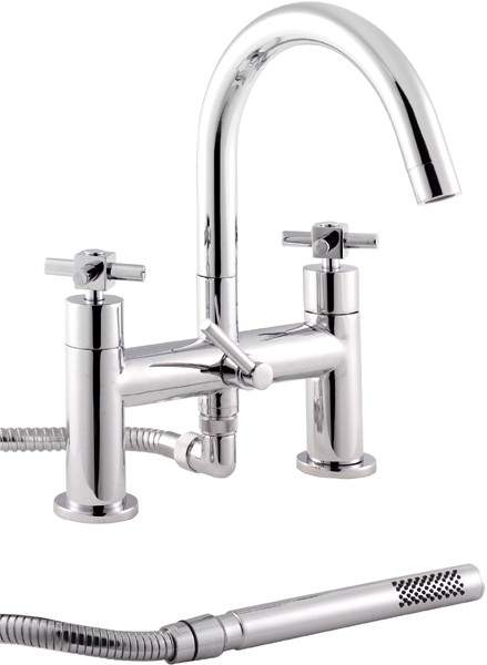 Ultra Titan Bath Shower Mixer With Swivel Spout And Shower Kit.