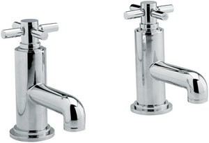 Hudson Reed Tec Cross head basin taps (pair)