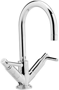 Hudson Reed Tec Lever Mono Basin Mixer + Pop Up Waste