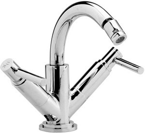 Hudson Reed Tec Lever Mono Bidet Mixer with Pop Up Waste