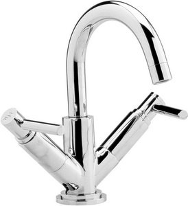 Hudson Reed Tec Lever Mono Basin Mixer with Small Spout + Pop Up Waste