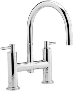 Hudson Reed Tec Lever Bath Filler with Swivel Spout.