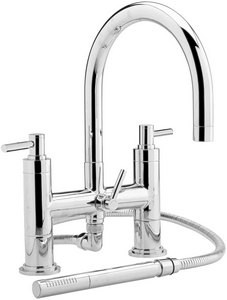 Hudson Reed Tec Lever Bath Shower Mixer with Swivel Spout