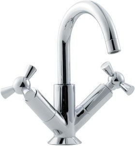 Hudson Reed Vienna Mono basin mixer with swivel spout & waste