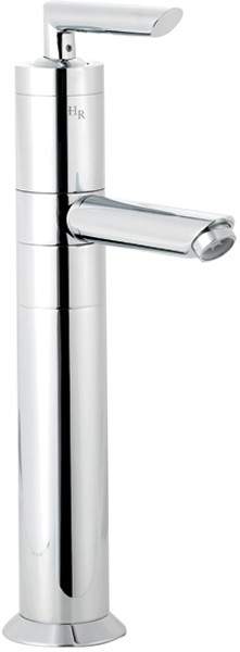 Hudson Reed Xeta High riser basin mixer with swivel spout.