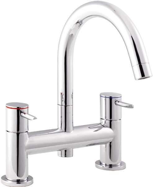 Ultra Pixi Lever Bath Filler Tap With Swivel Spout.