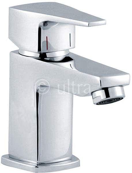 Ultra Series 130 Mini Basin Mixer Tap (Chrome).