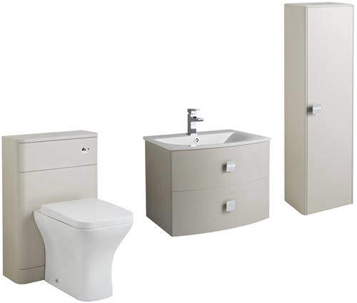 HR Sarenna Bathroom Furniture Pack 4 (Cashmere).