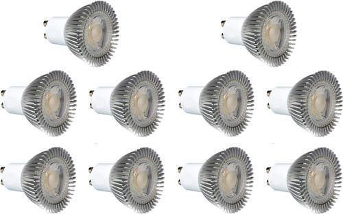Hudson Reed LED Lamps 10 x GU10 5W Dimmable COB LED Lamps (W White).