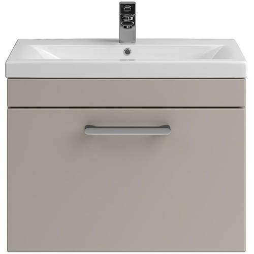 Premier Shipton 600mm Wall Hung Vanity Unit & Basin Type 2 (Stone Grey).