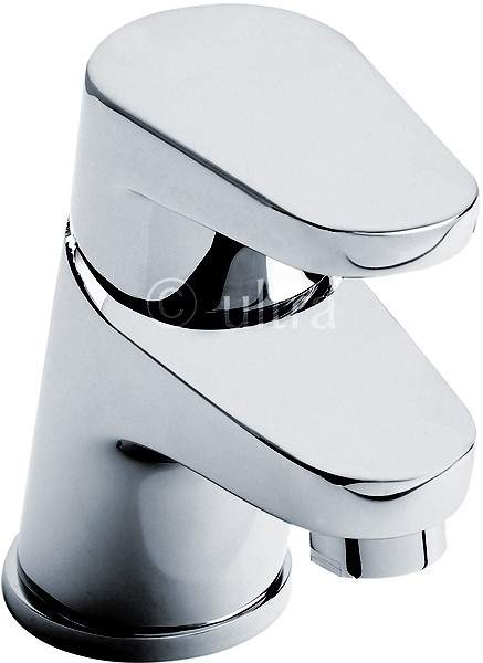 Ultra Tilt Basin Tap With Push Button Waste (Chrome).