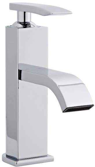 Ultra Jarvis Mono Basin Mixer Tap With Lever Handle (Chrome).
