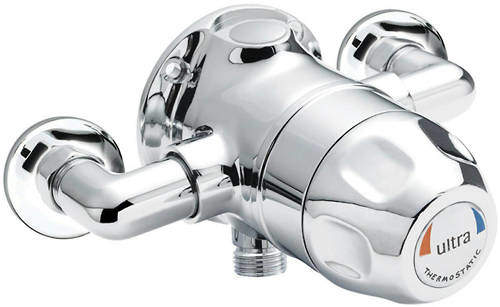Thermostatic TMV3 Exposed Sequential Shower Valve (Chrome).