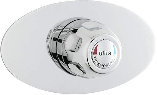 Thermostatic TMV3 Concealed Sequential Shower Valve (Chrome).