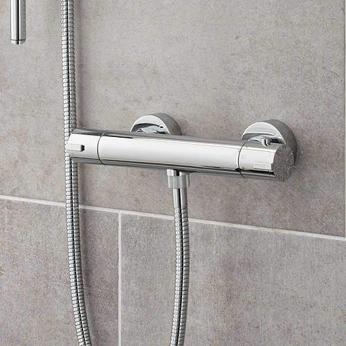 Nuie Showers Thermostatic Cool Touch Bar Shower Valve (Chrome).