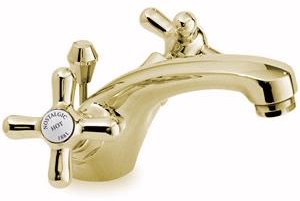 Ultra Nostalgic Mono Basin Mixer + Pop Up Waste (Gold)