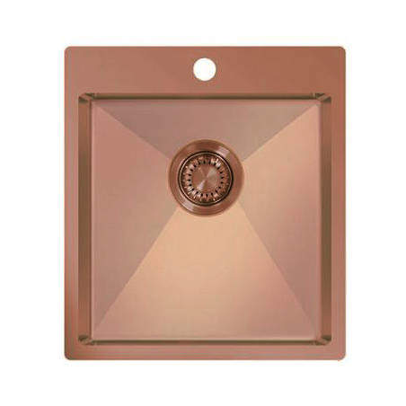 UKINOX ColorX Inset Kitchen Sink (450/505mm, Rose Gold).