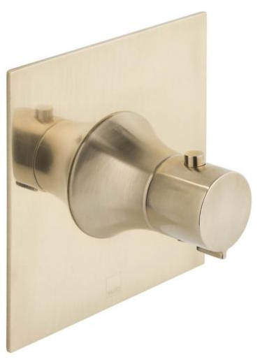 Vado Altitude Concealed Thermostatic Shower Valve (Brushed Gold).