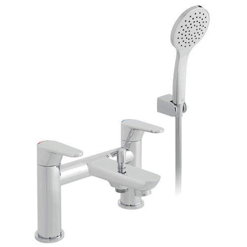 Vado Ascent Bath Shower Mixer Tap With Kit (Chrome).