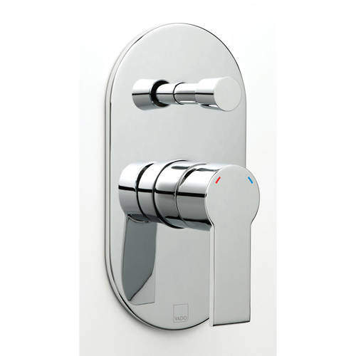 Vado Ion Manual Shower Valve With Diverter & 2 Outlets (Chrome).