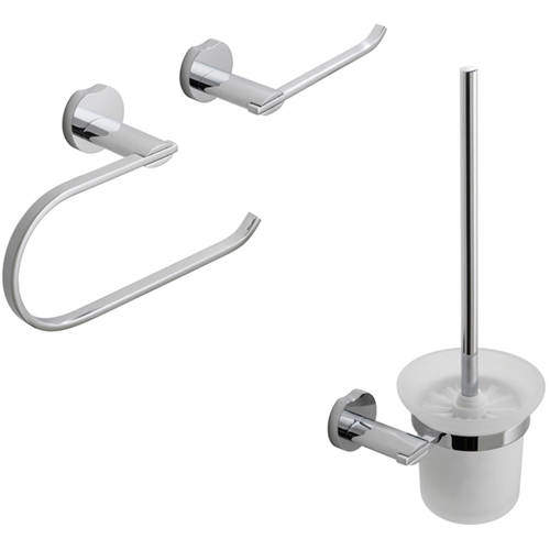 Vado Kovera Bathroom Accessories Pack A2 (Chrome).