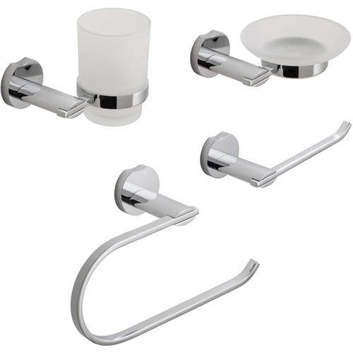 Vado Kovera Bathroom Accessories Pack A5 (Chrome).