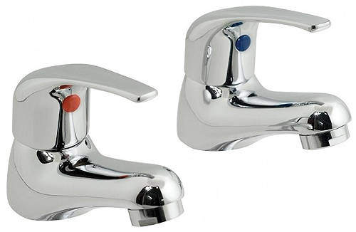 Vado Matrix Pair Of Basin Taps (Chrome).