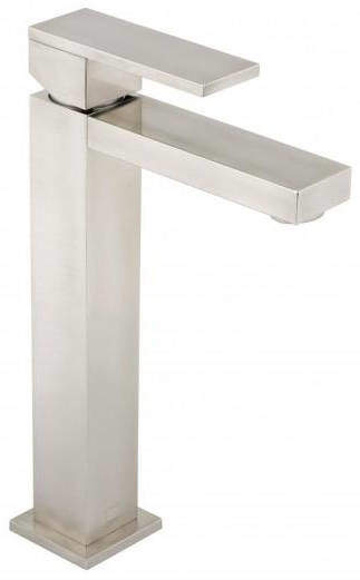 Vado Notion Extended Basin Mixer Tap (Brushed Nickel).