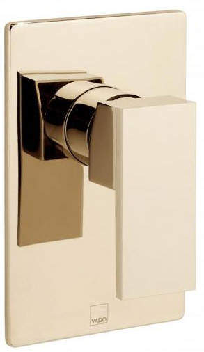 Vado Notion Manual Shower Valve (Polished Gold).