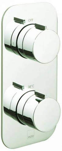 Vado Altitude 1 Outlet Thermostatic Shower Valve (Bright Nickel).