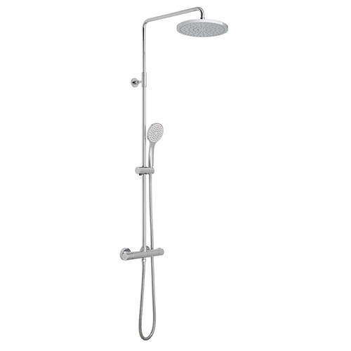 Vado Shower Packs Velo Round Shower Valve & Column Pack (Chrome), CLEARANCE.