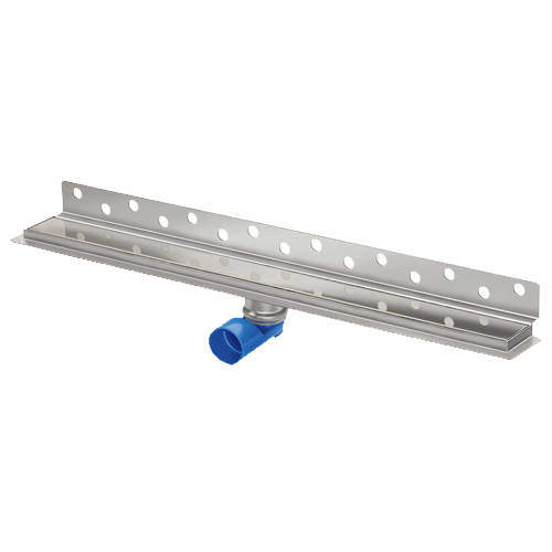 VDB Channel Drains Premium Shower Channel, Wall Flange 800x70mm.