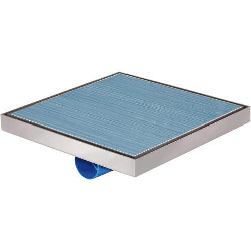 VDB Tile Drains Shower Tile Drain 396x396mm (Stainless Steel).