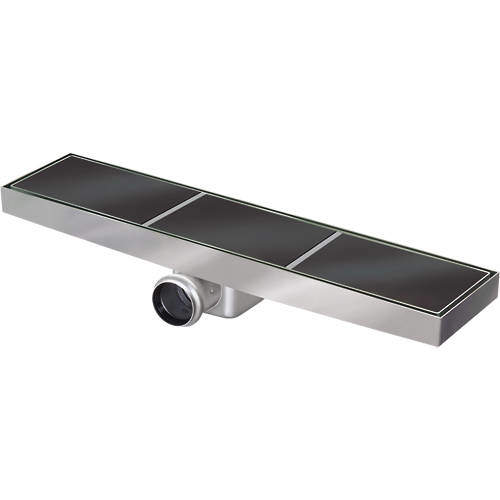 VDB Tile Drains Shower Tile Channel 1020x200mm (Stainless Steel).