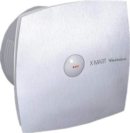 Vectaire X-Mart Auto Extractor Fan. 120mm (Stainless Steel).