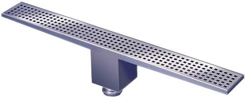 Waterworld Rectangular Wetroom Shower Drain, Bottom Outlet. 1600mm.