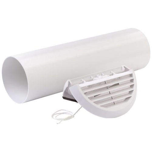 Xpelair Simply Silent Easy Fit Extractor Fan Wall Kit With White Grill (100mm).