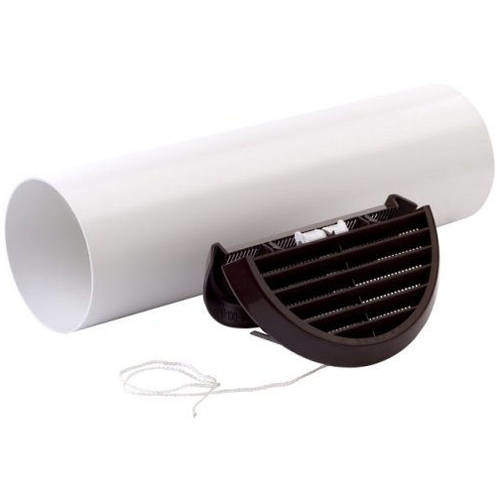 Xpelair Simply Silent Easy Fit Extractor Fan Wall Kit With Brown Grill (100mm).