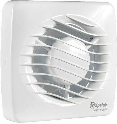 Xpelair LV100 Extractor Fan With Humidistat, Timer & Pull Cord (100mm, 12v).